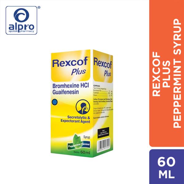 Rexcof Plus Peppermint Syrup 60Ml